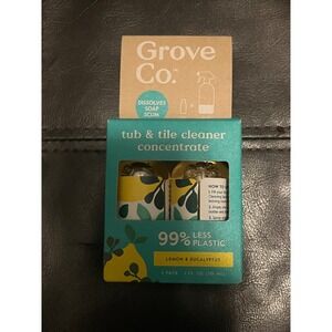 Grove Co Tub Tile Cleaner Concentrate Lemon Eucalyptus 2 Pack